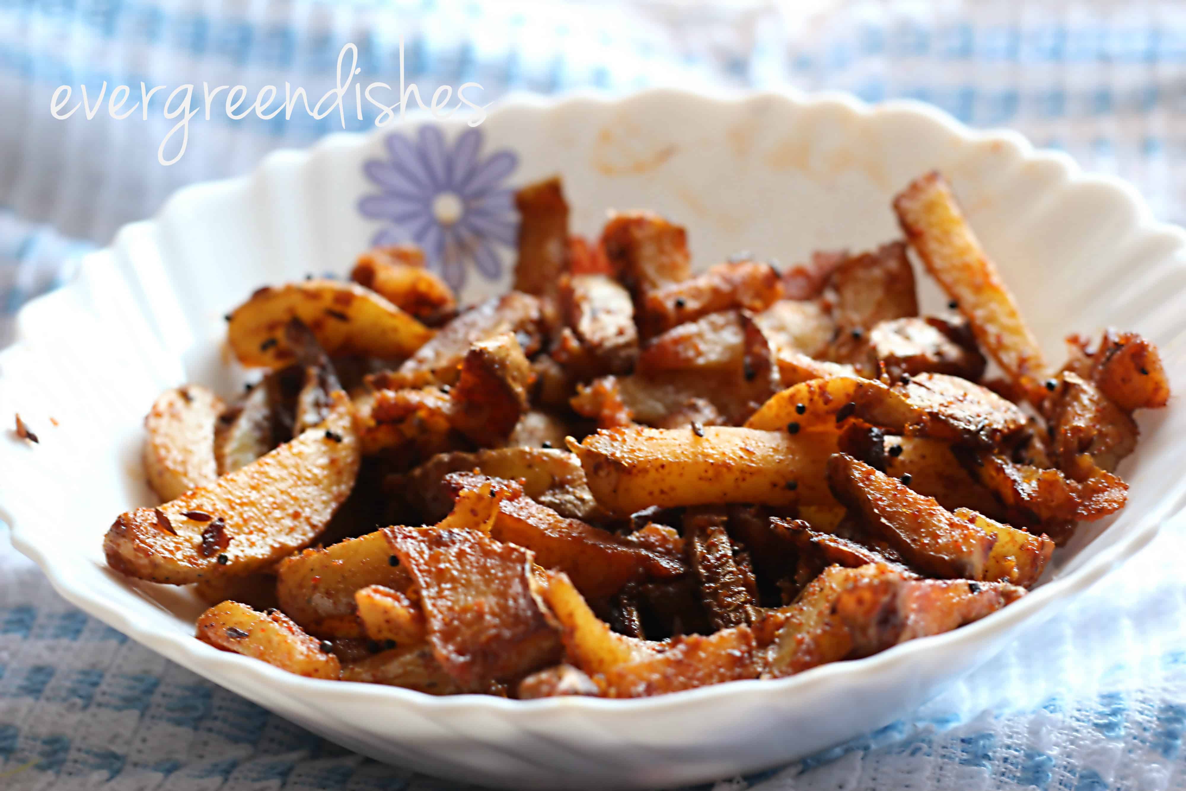 Potatoes tossed in cumin | Aloo jeera