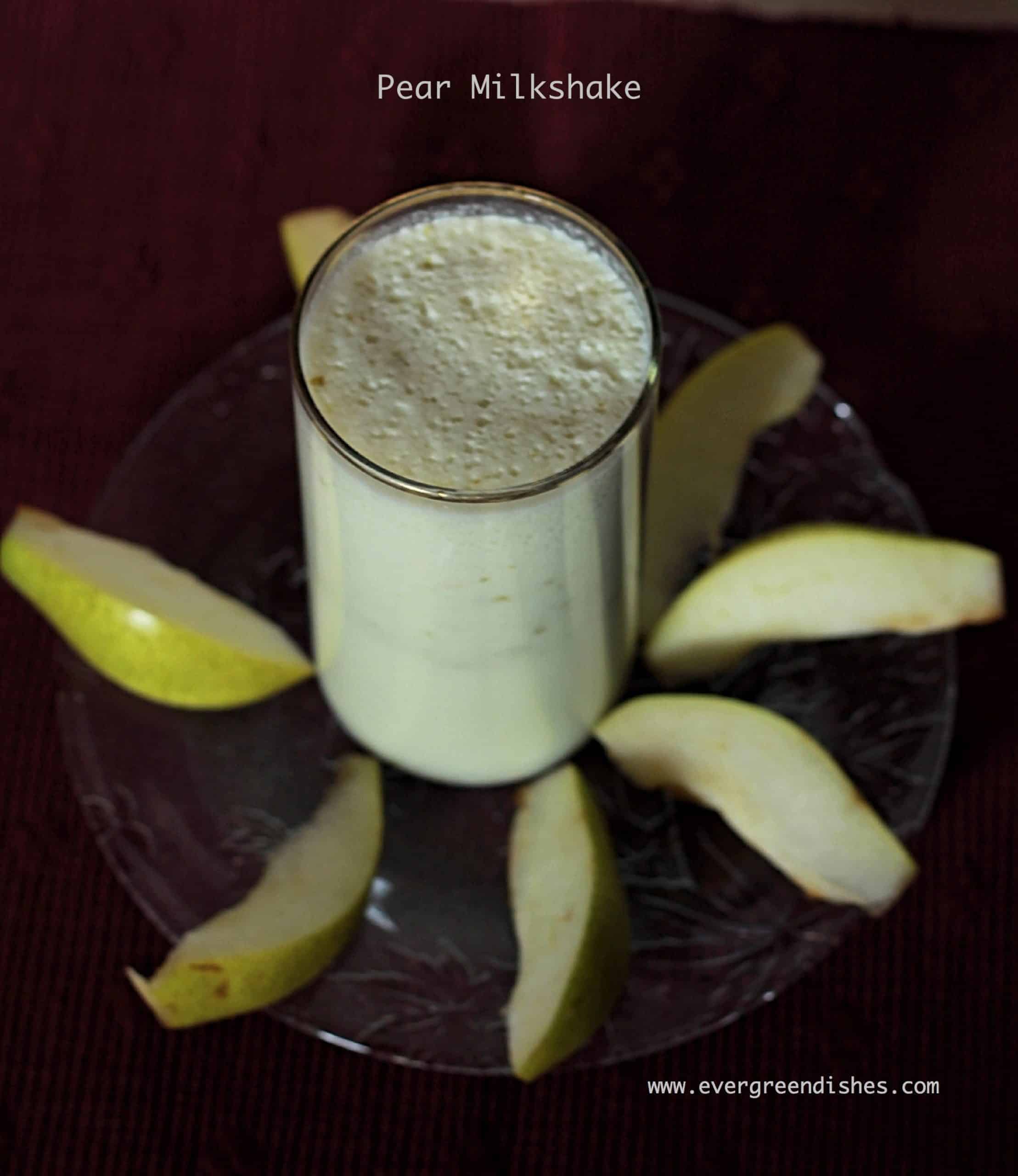 Pear Milkshake Recipe