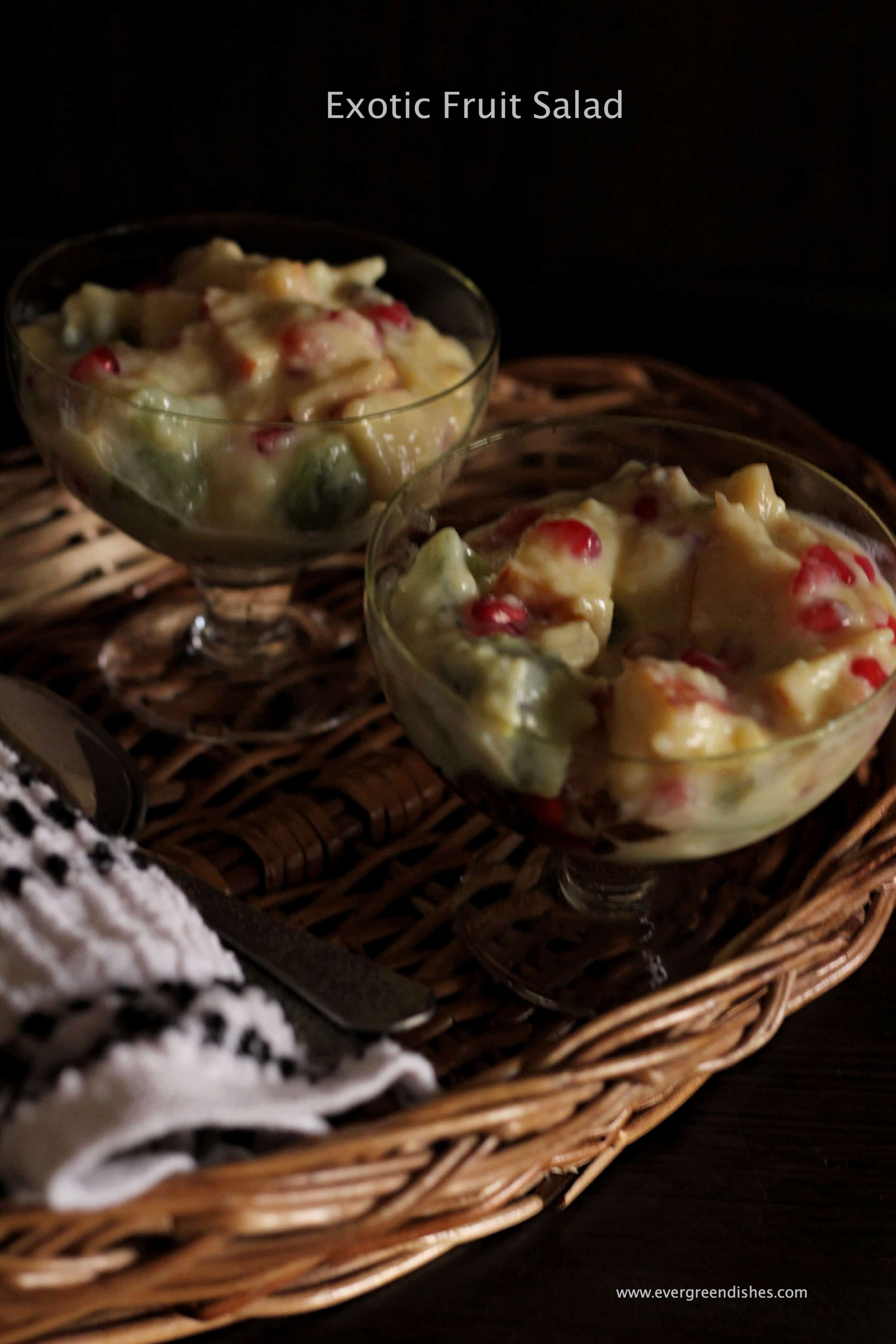 Exotic fruit salad / Custard Fruit Salad