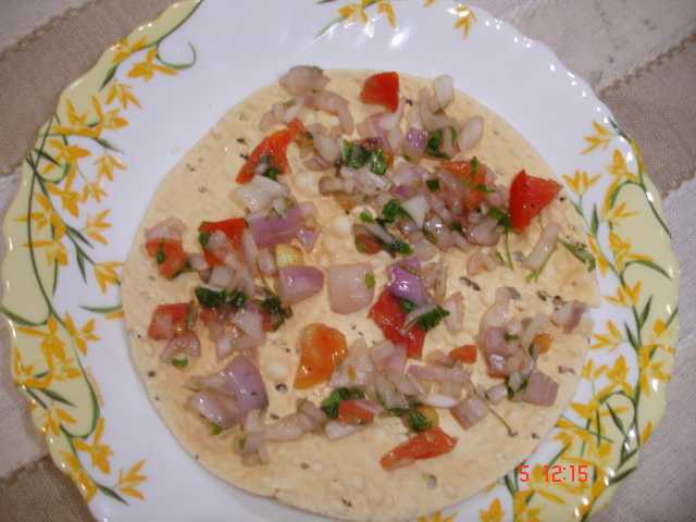 Guilt free Masala Papad