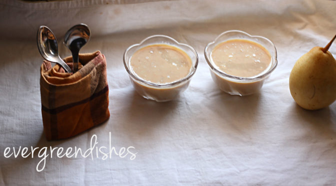 Pear smoothie | Pear custard