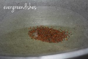 mustard seeds to it
