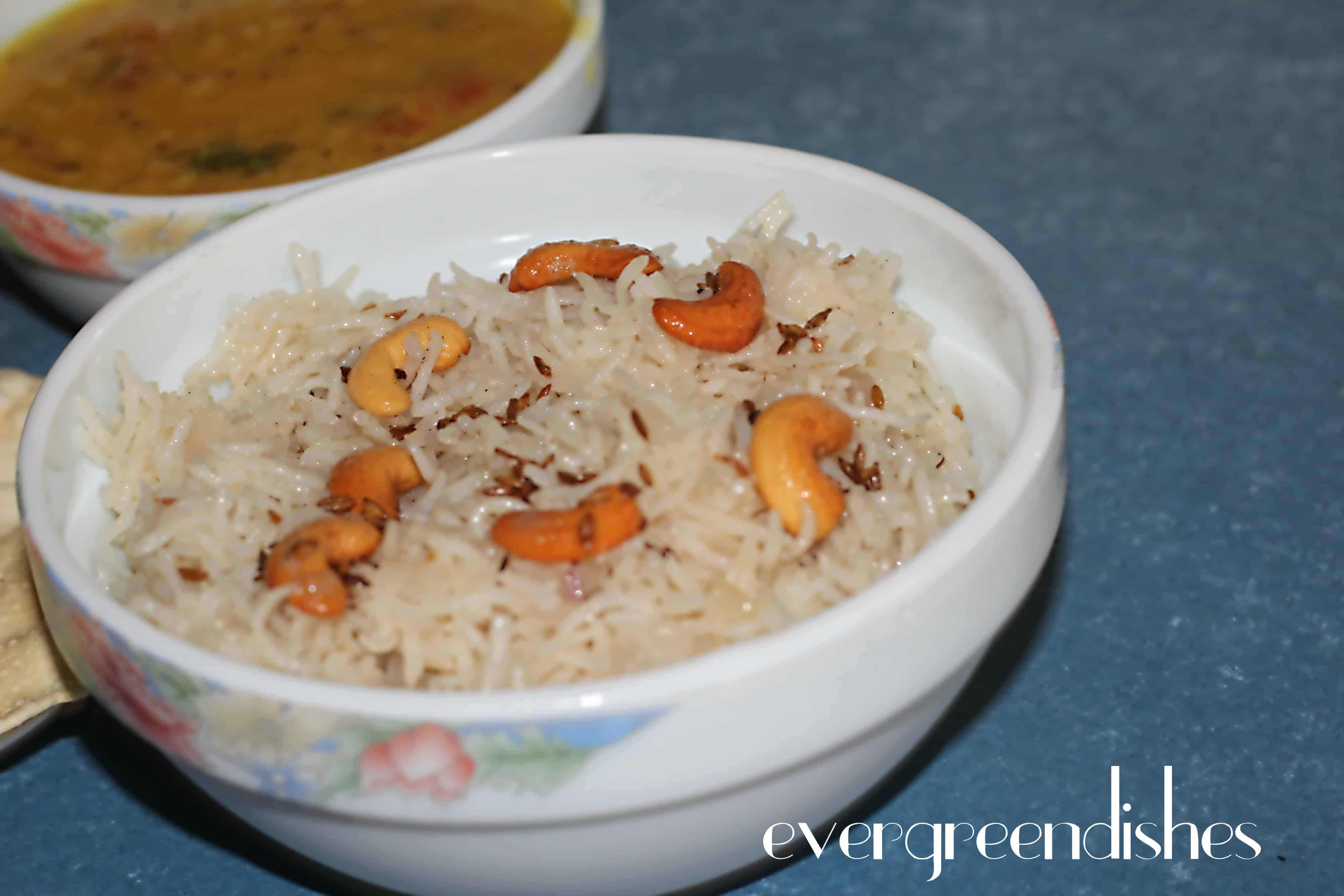 Jeera rice one pot recipe