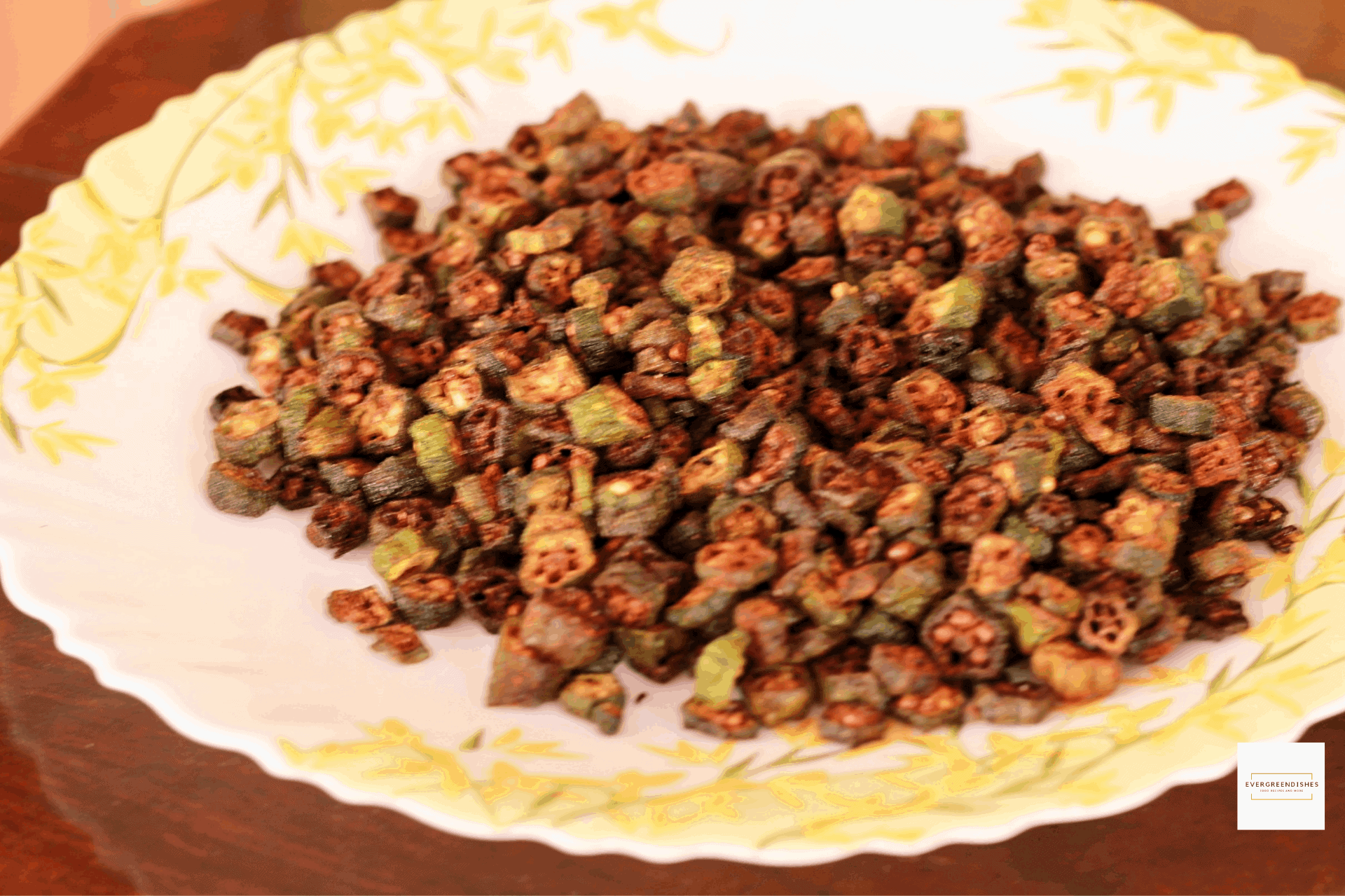 Crispy Bhindi Fry | okra fry