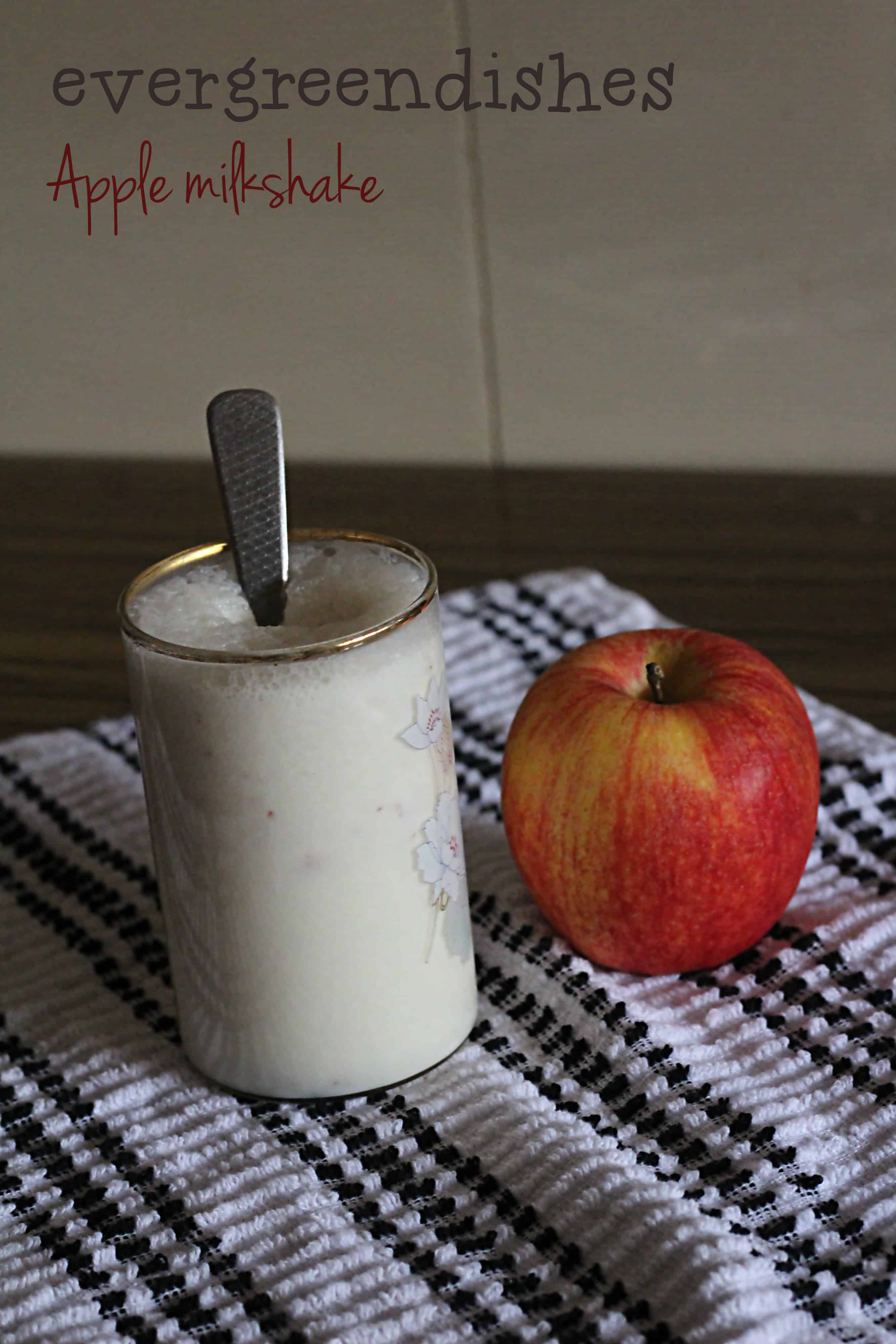 How to make apple milkshake