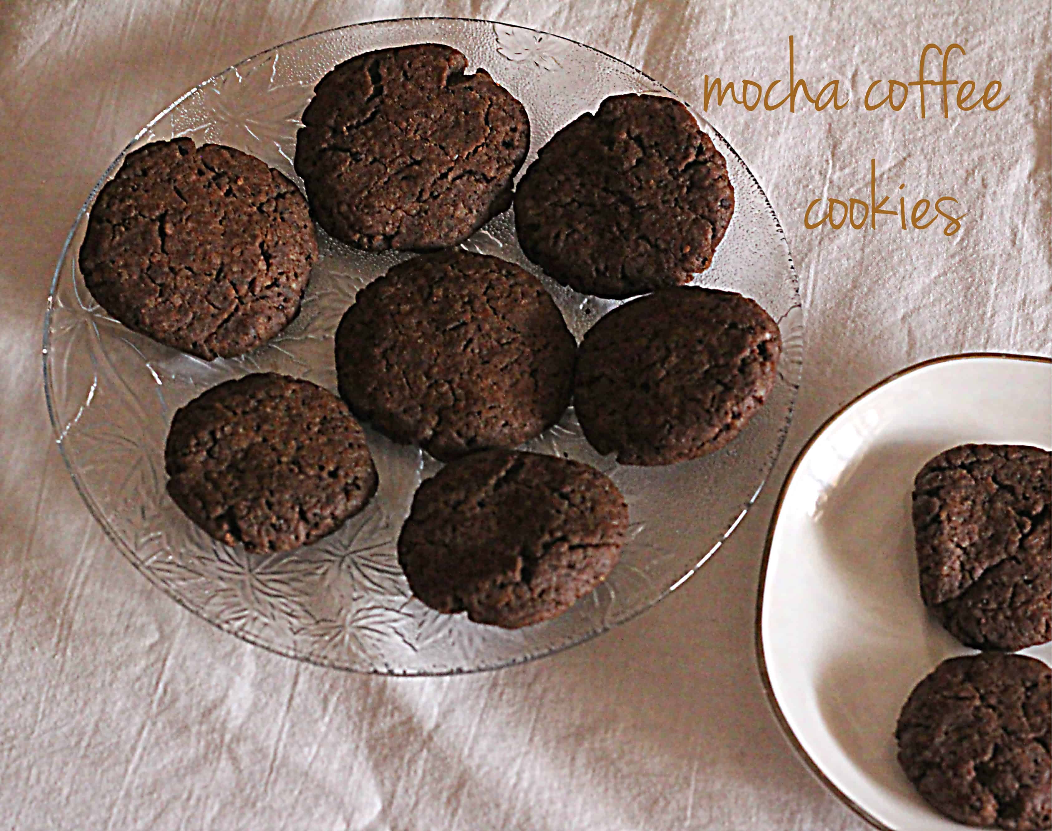 Mocha coffee cookies