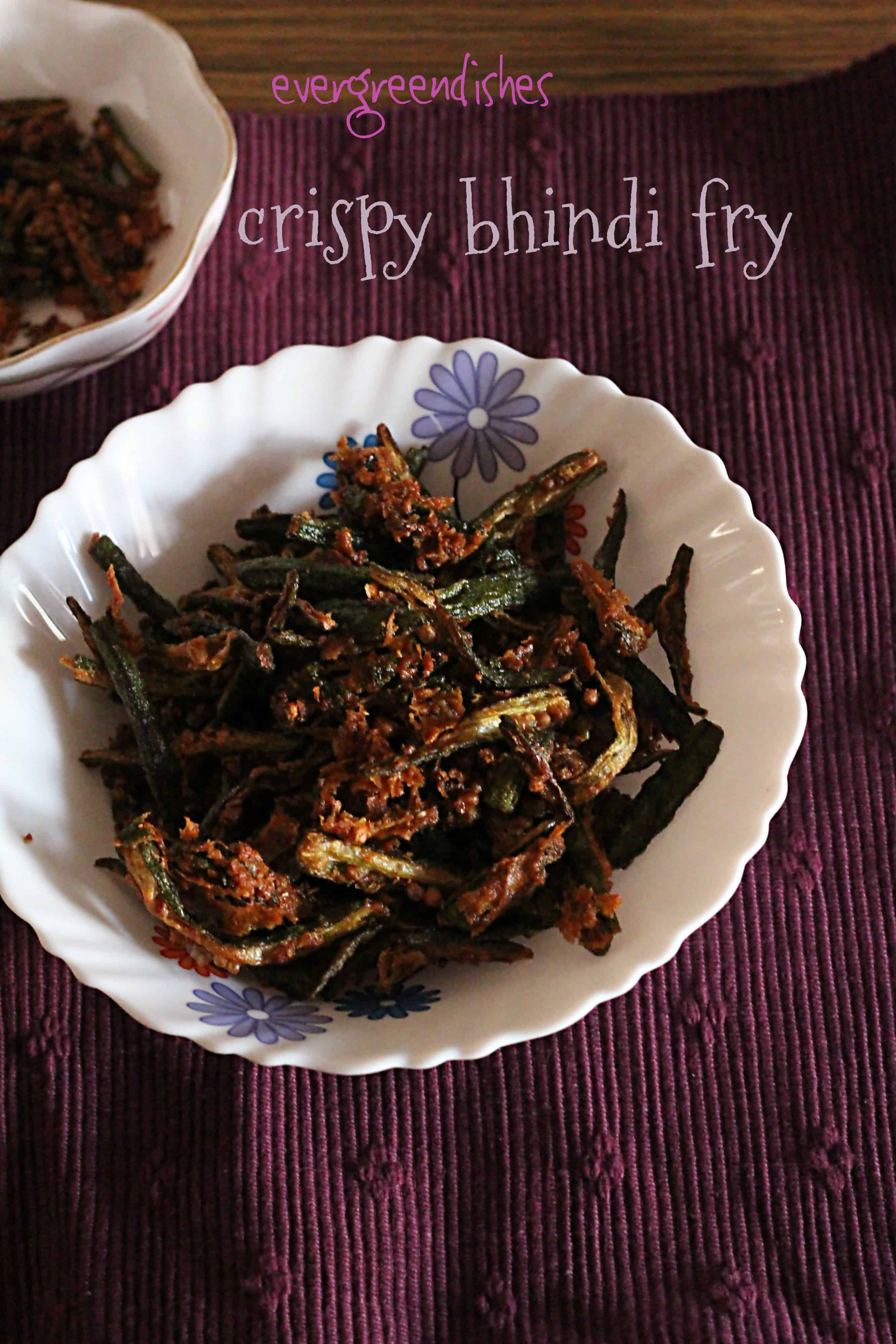 Kurkuri bhindi | 2 ways crispy okra fry