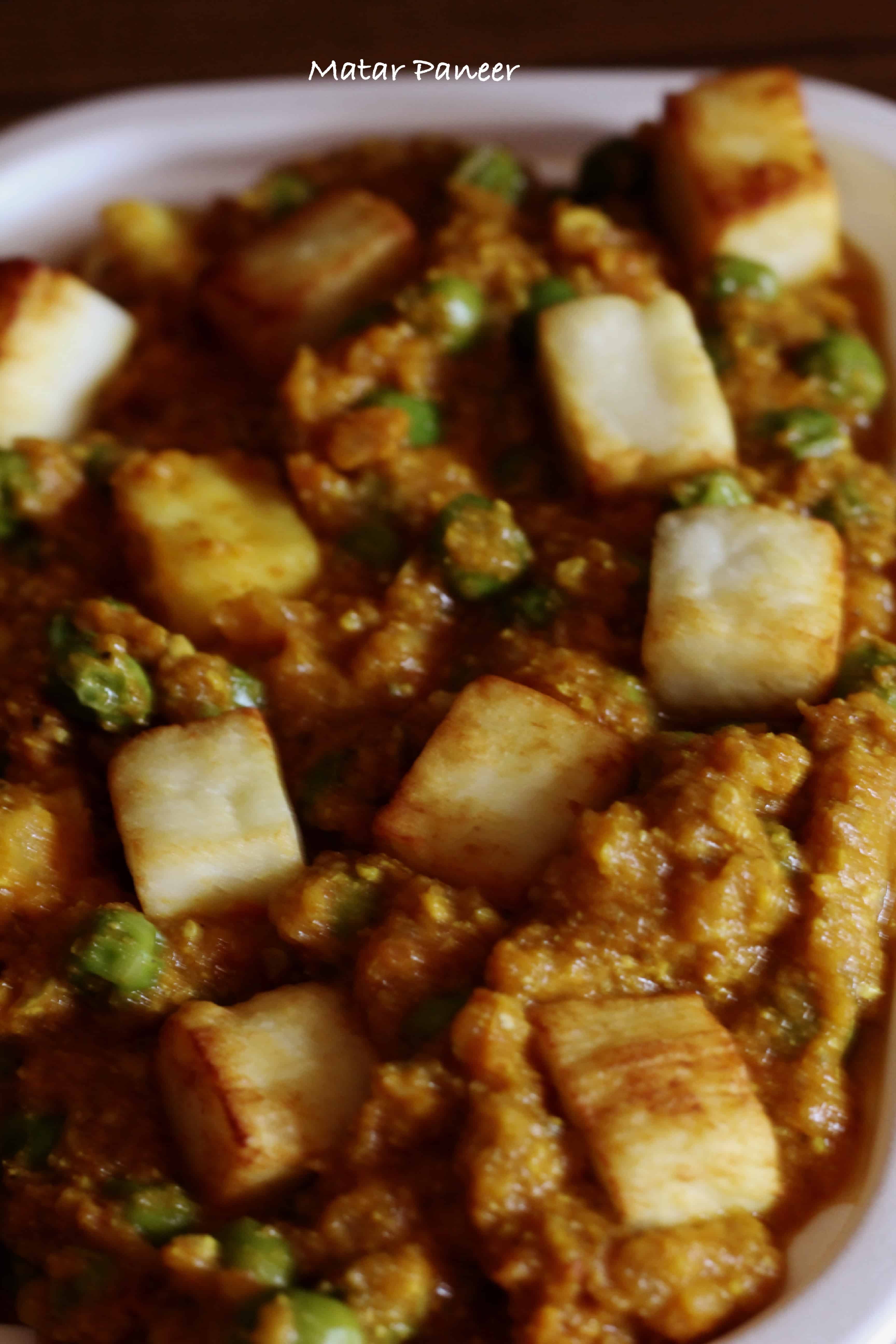 Matar paneer