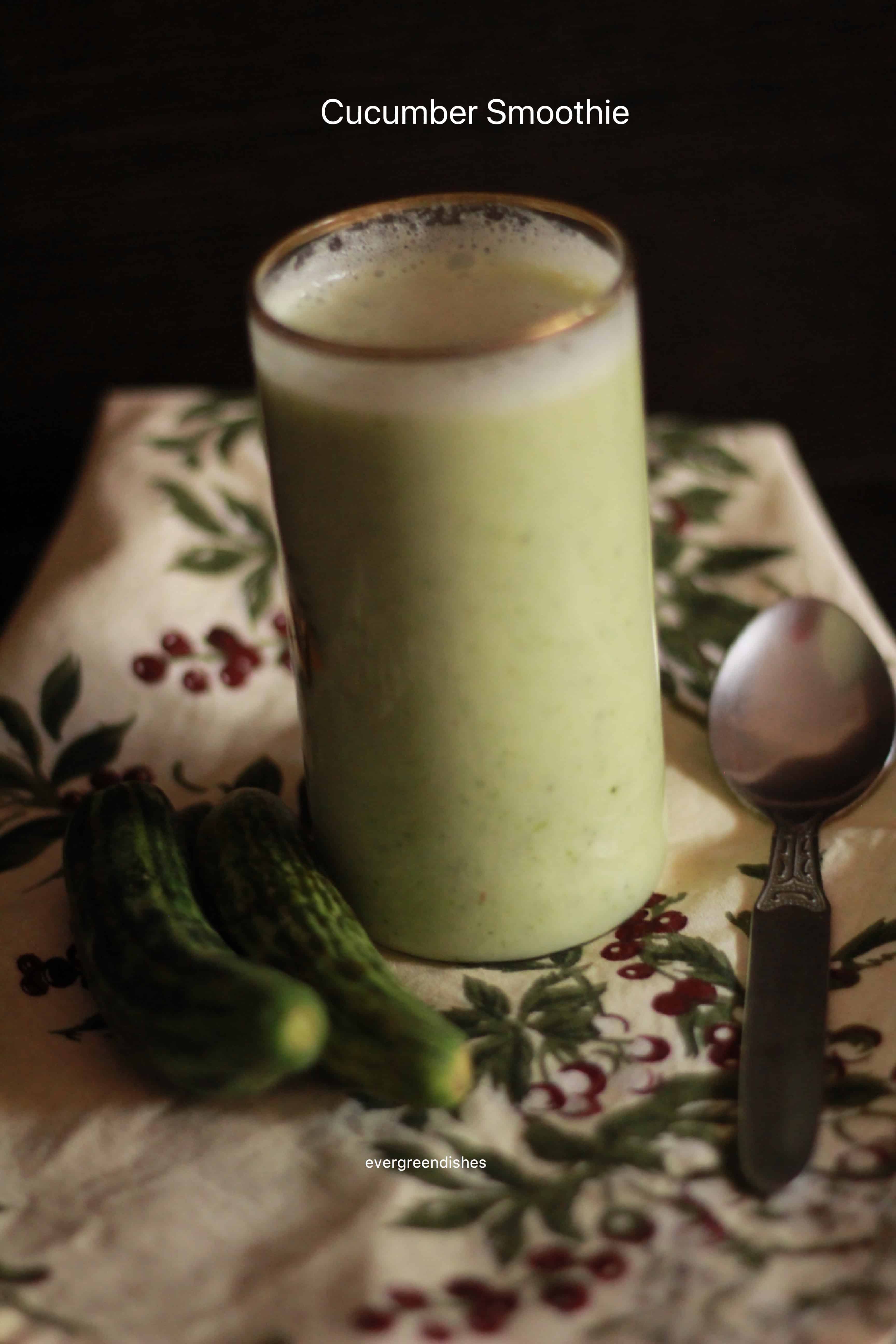 Cucumber smoothie | summer treats