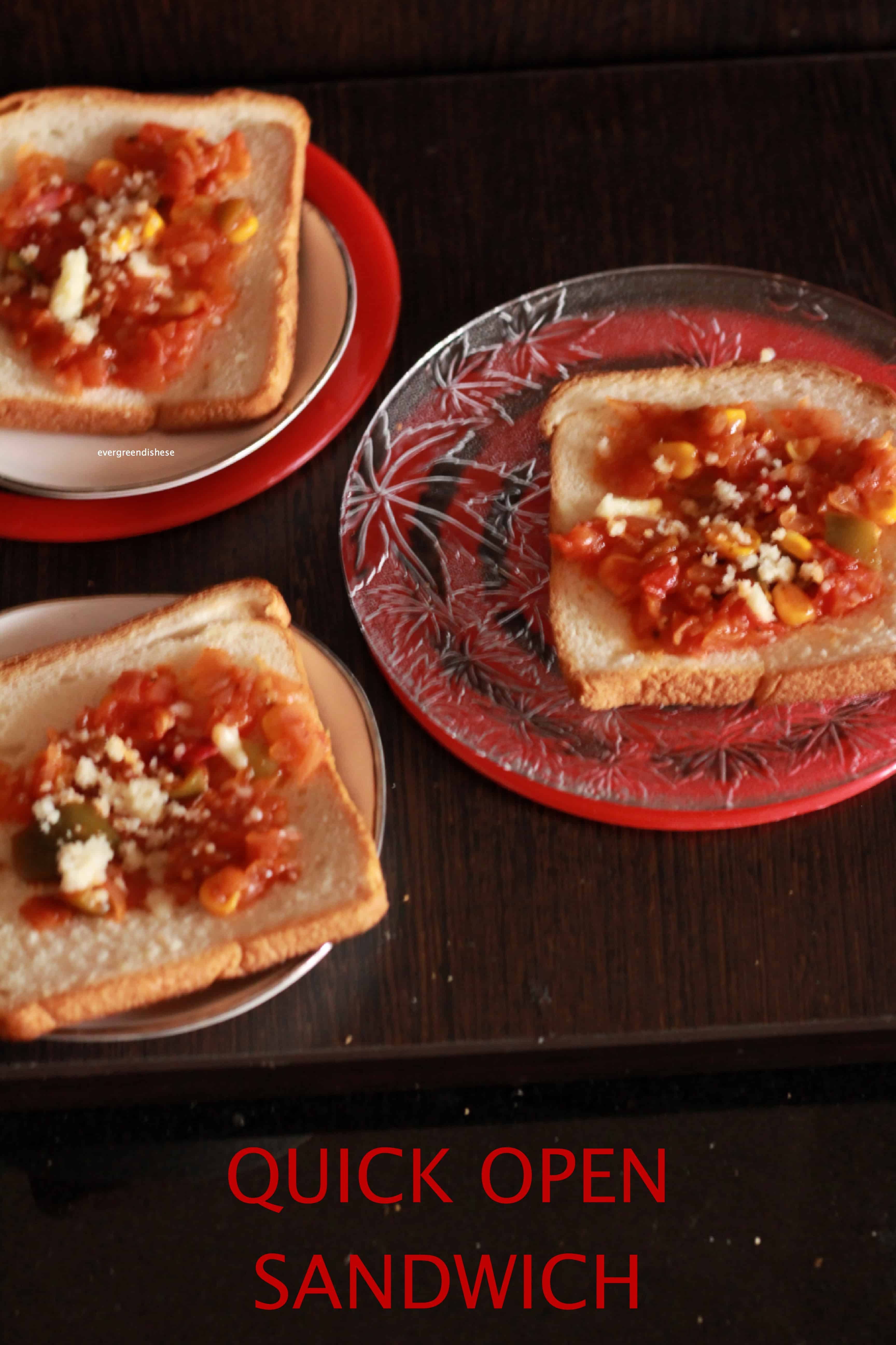 open sandwich