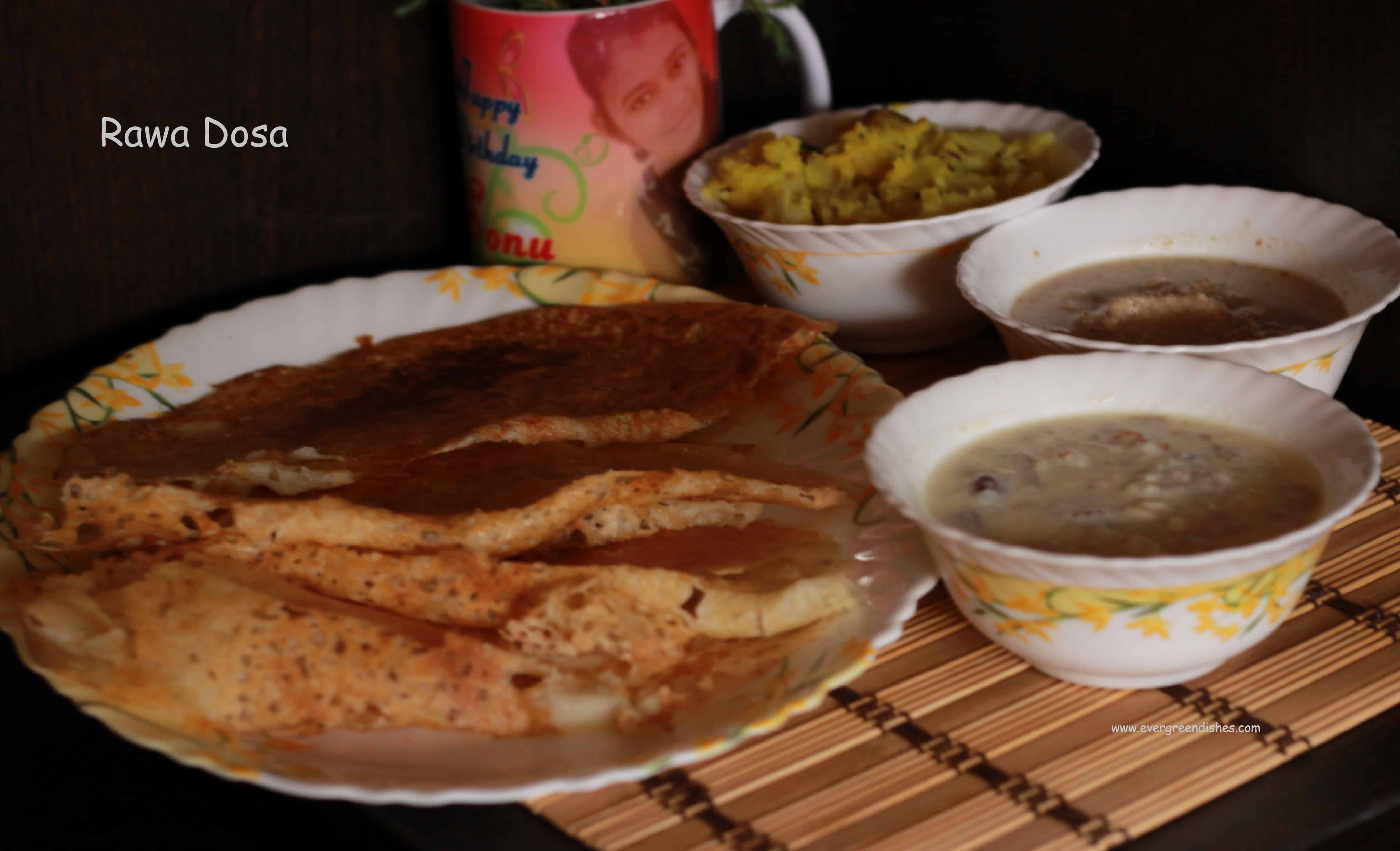Rava Dosa | how to make instant rava dosa