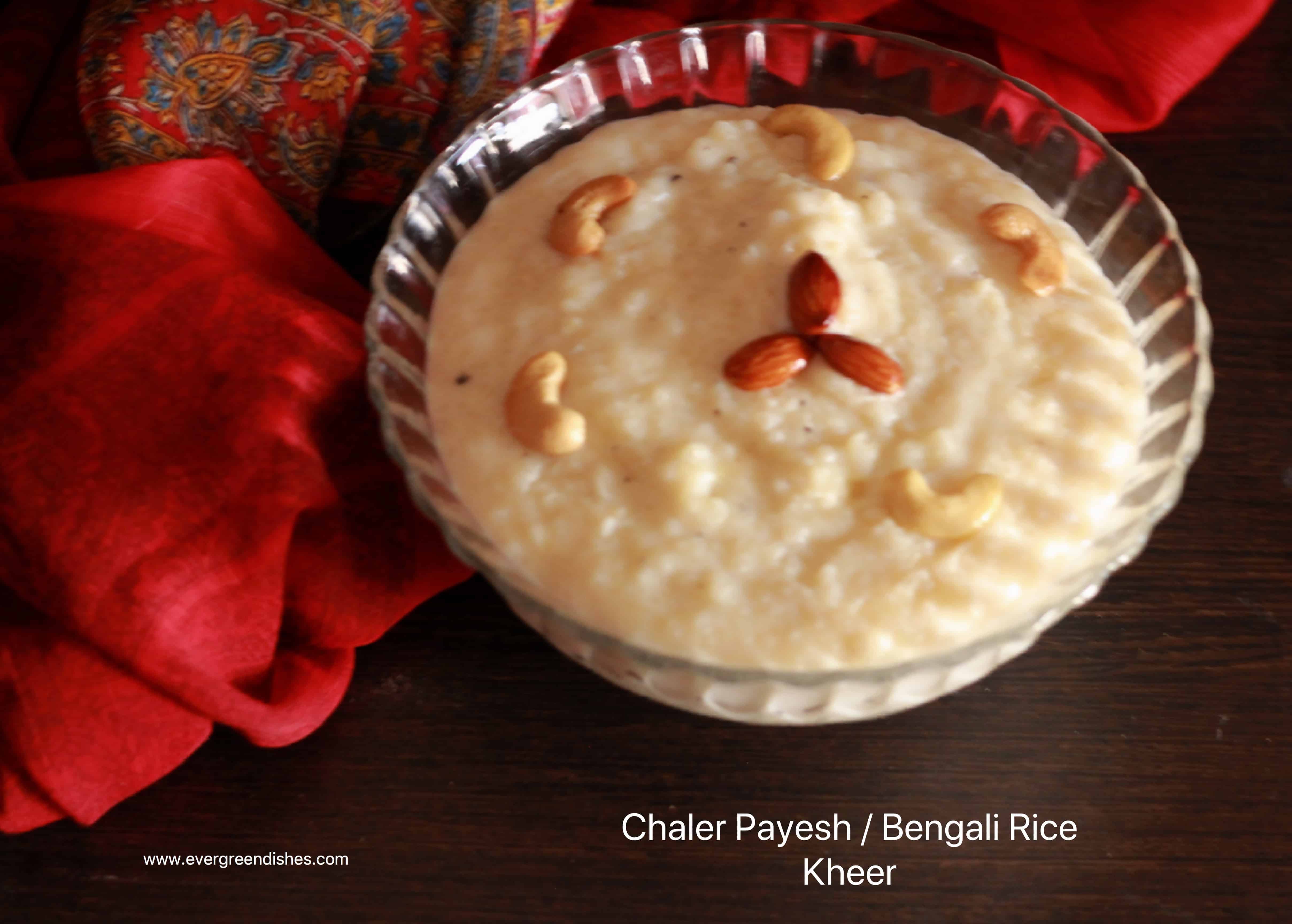 Chaler Payesh / Bengali Rice Kheer