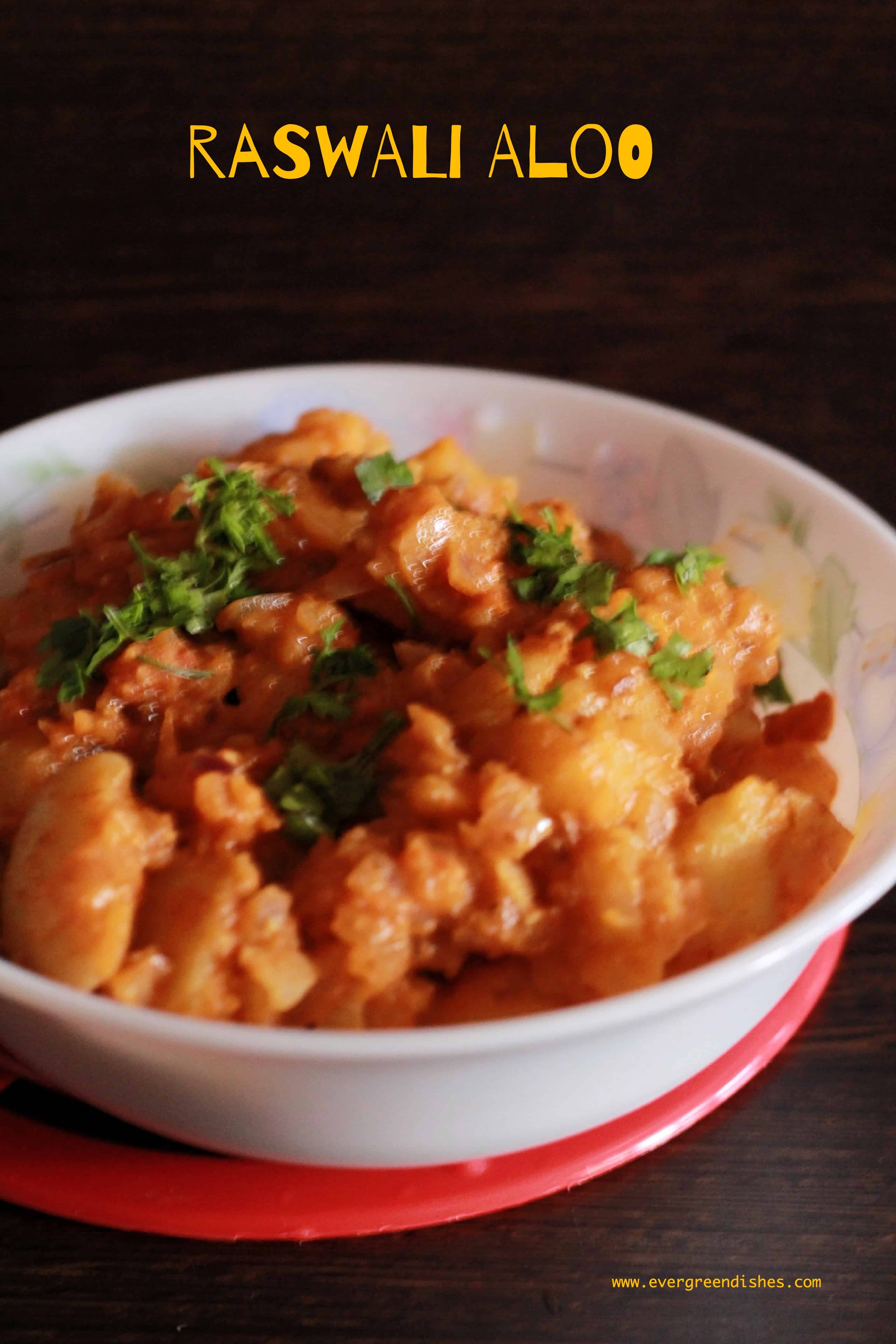 Raswali Alu / Quick Potato Curry