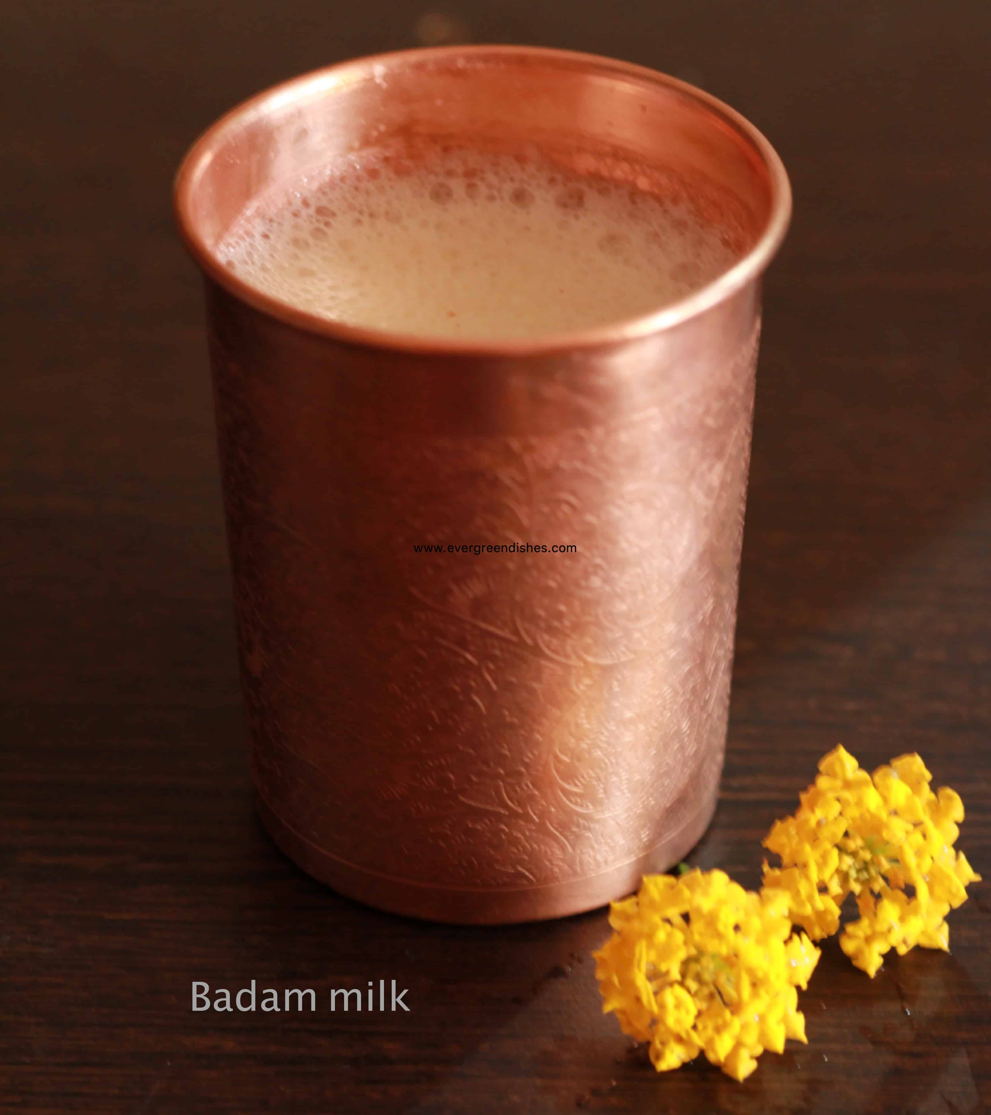Badam Milk | how to make instant badam milk