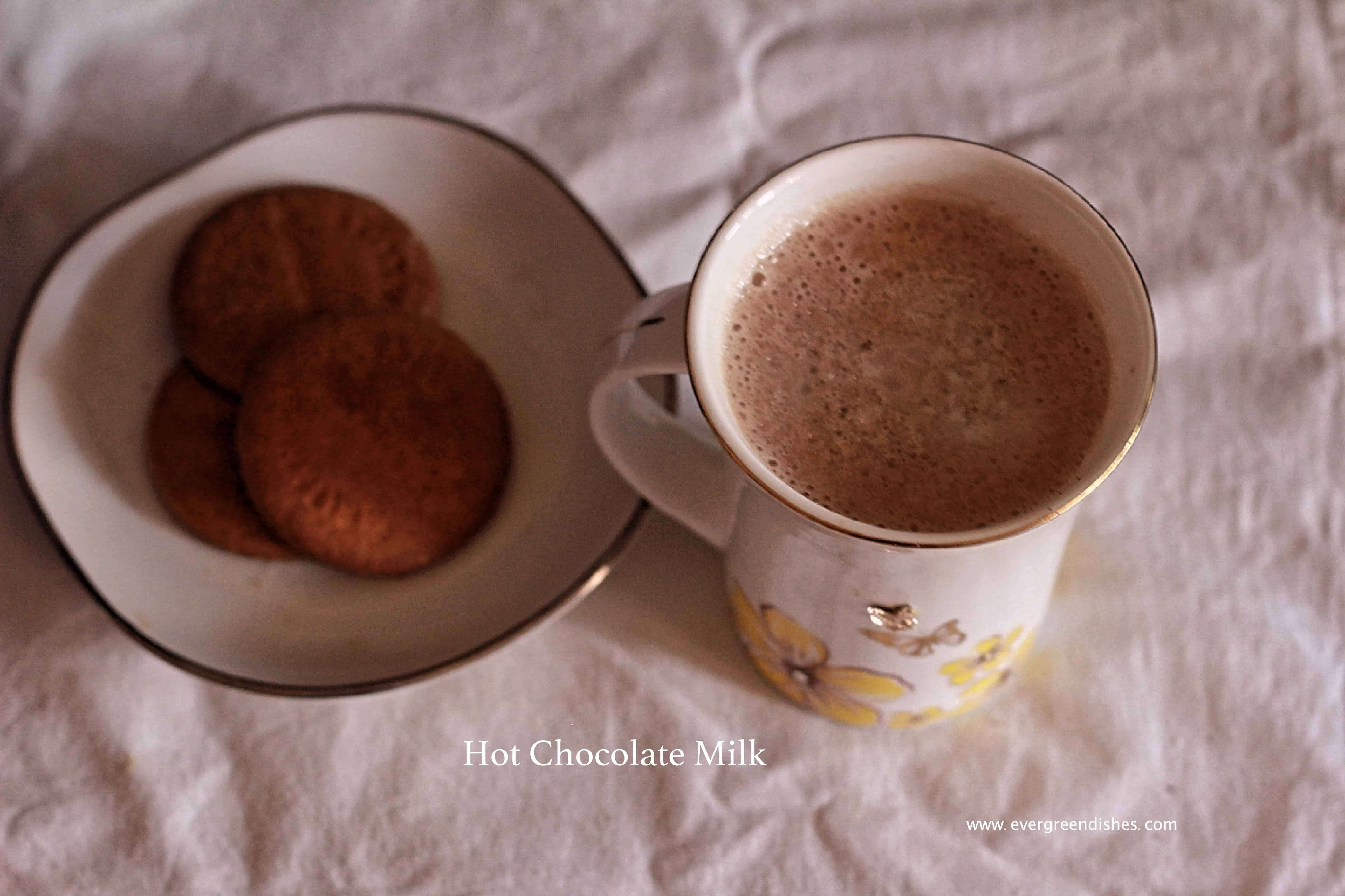 Hot chocolate milk