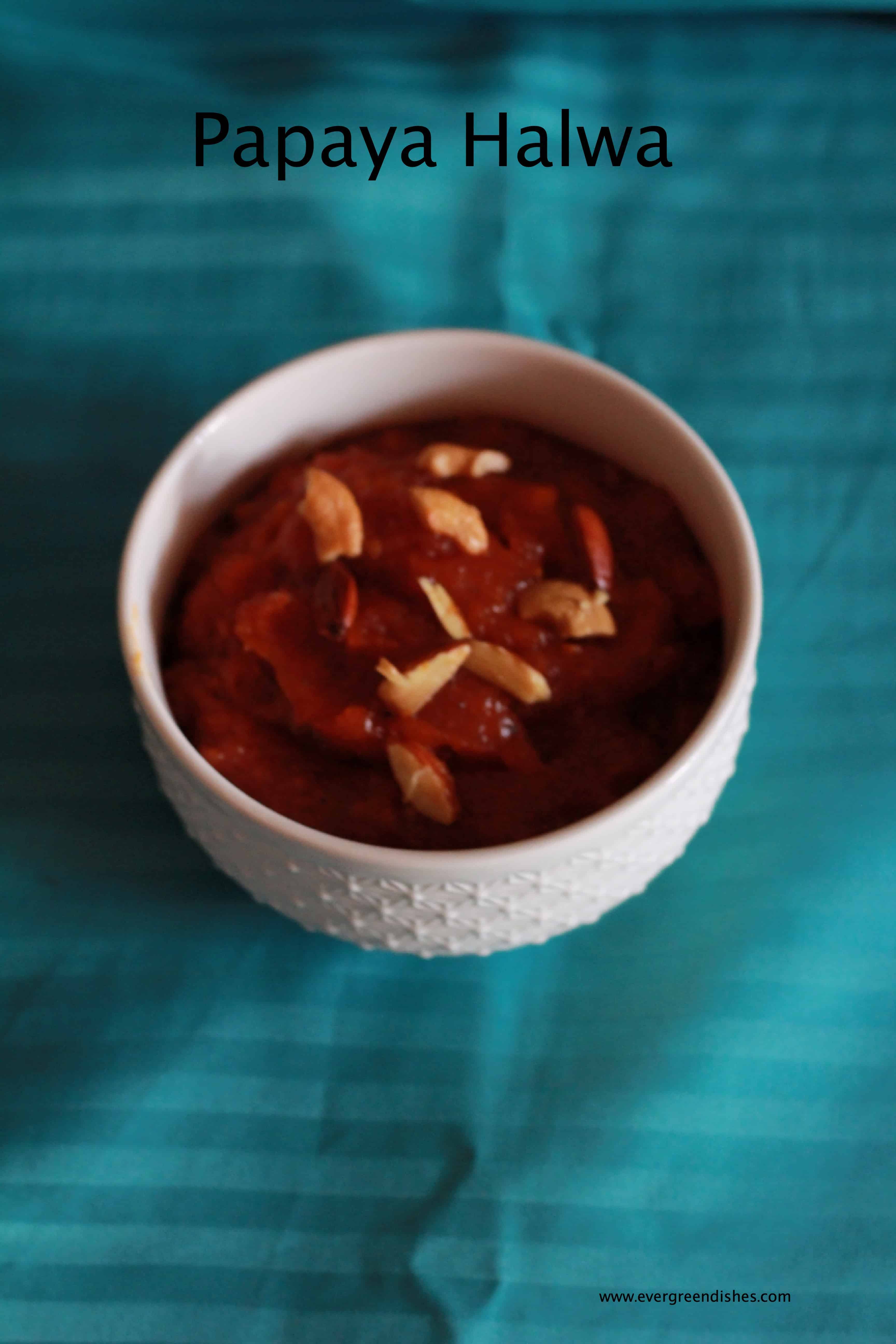 papaya halwa