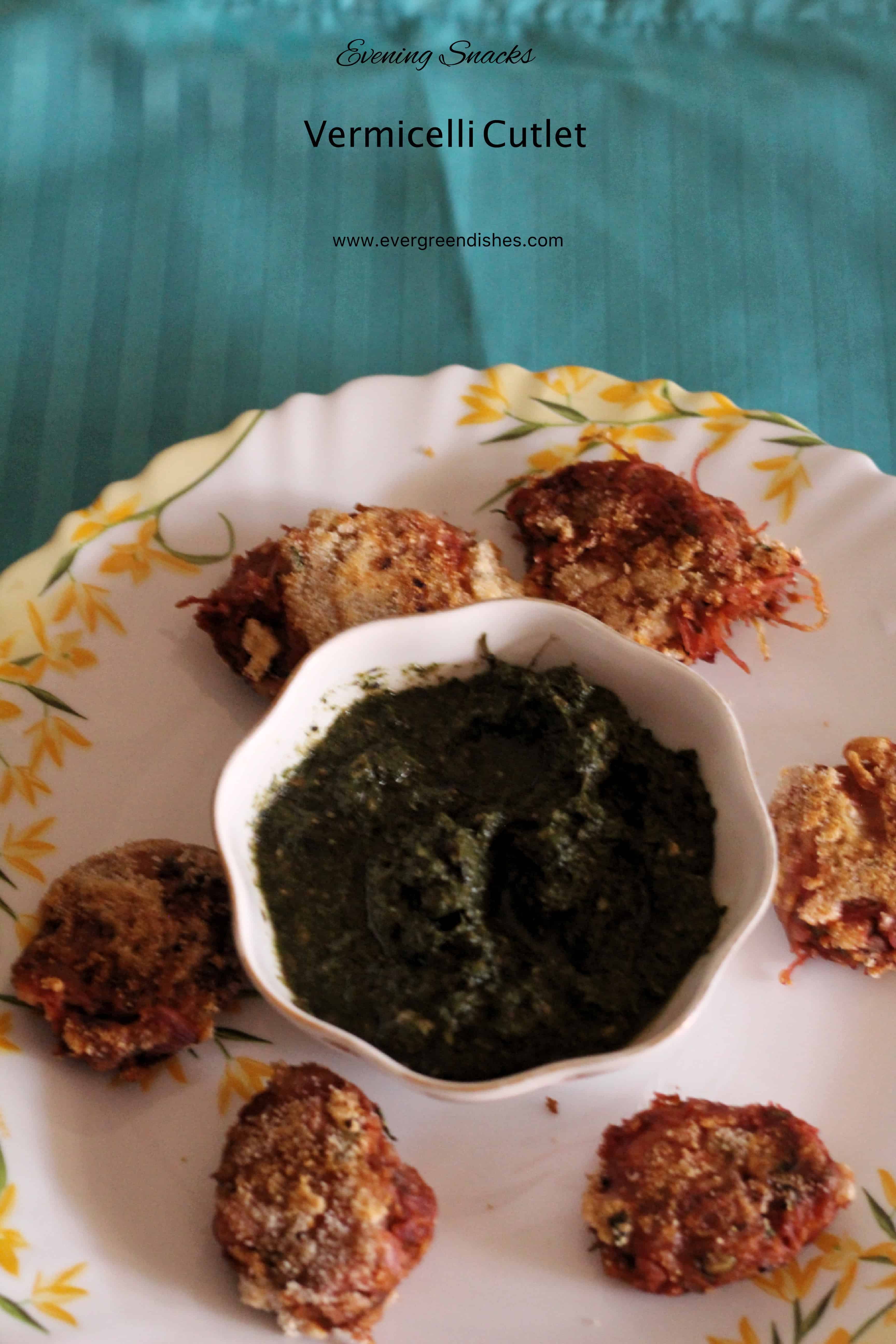Vegetable and Vermicelli Cutlets