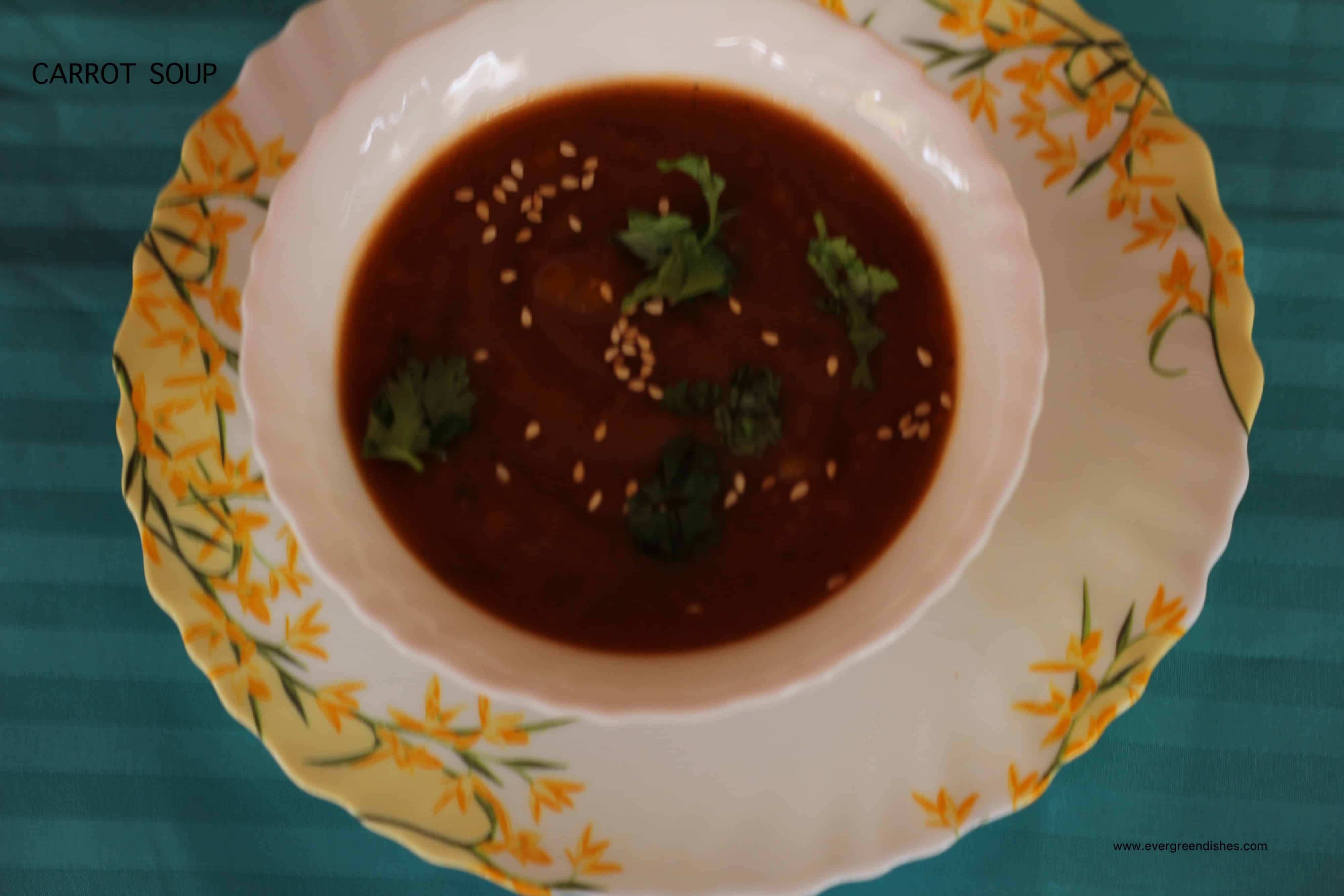 Healthy Carrot Soup