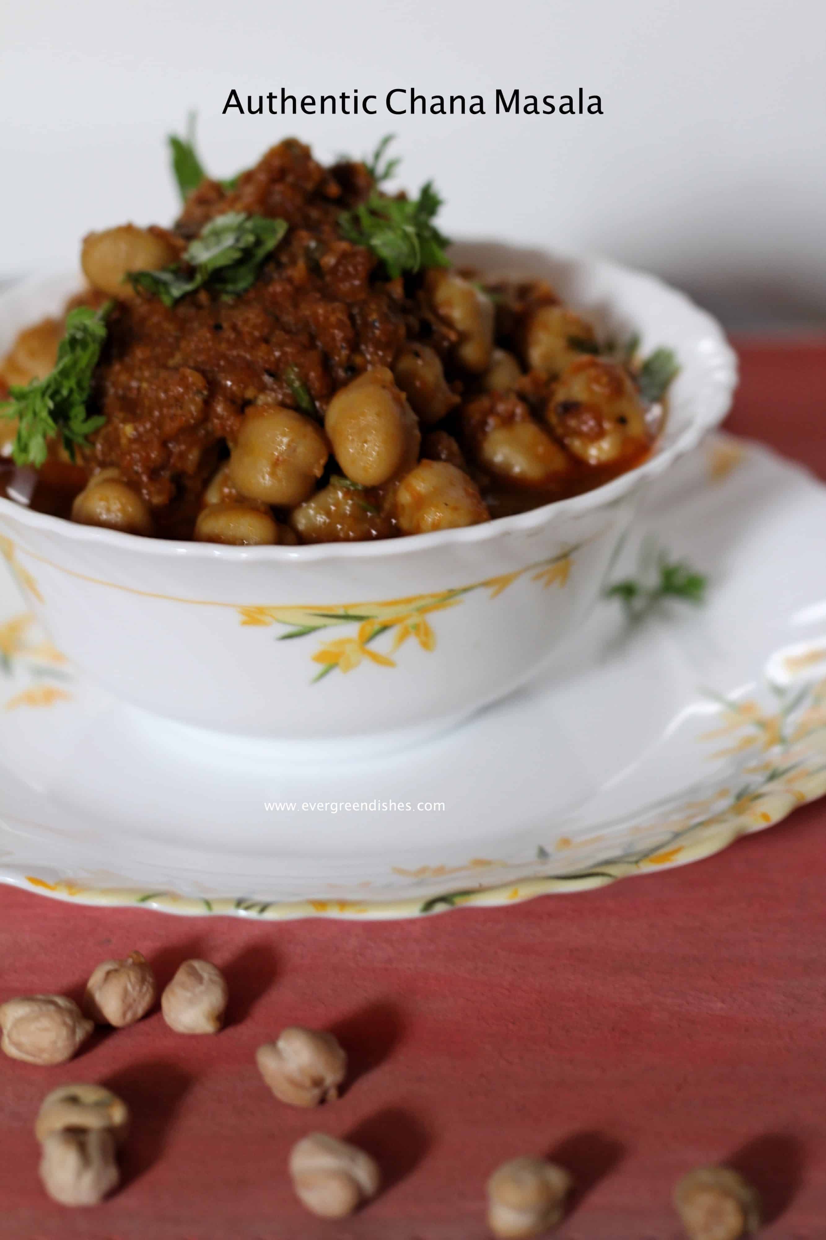 Chana Masala (Authentic Chick Pea Curry)