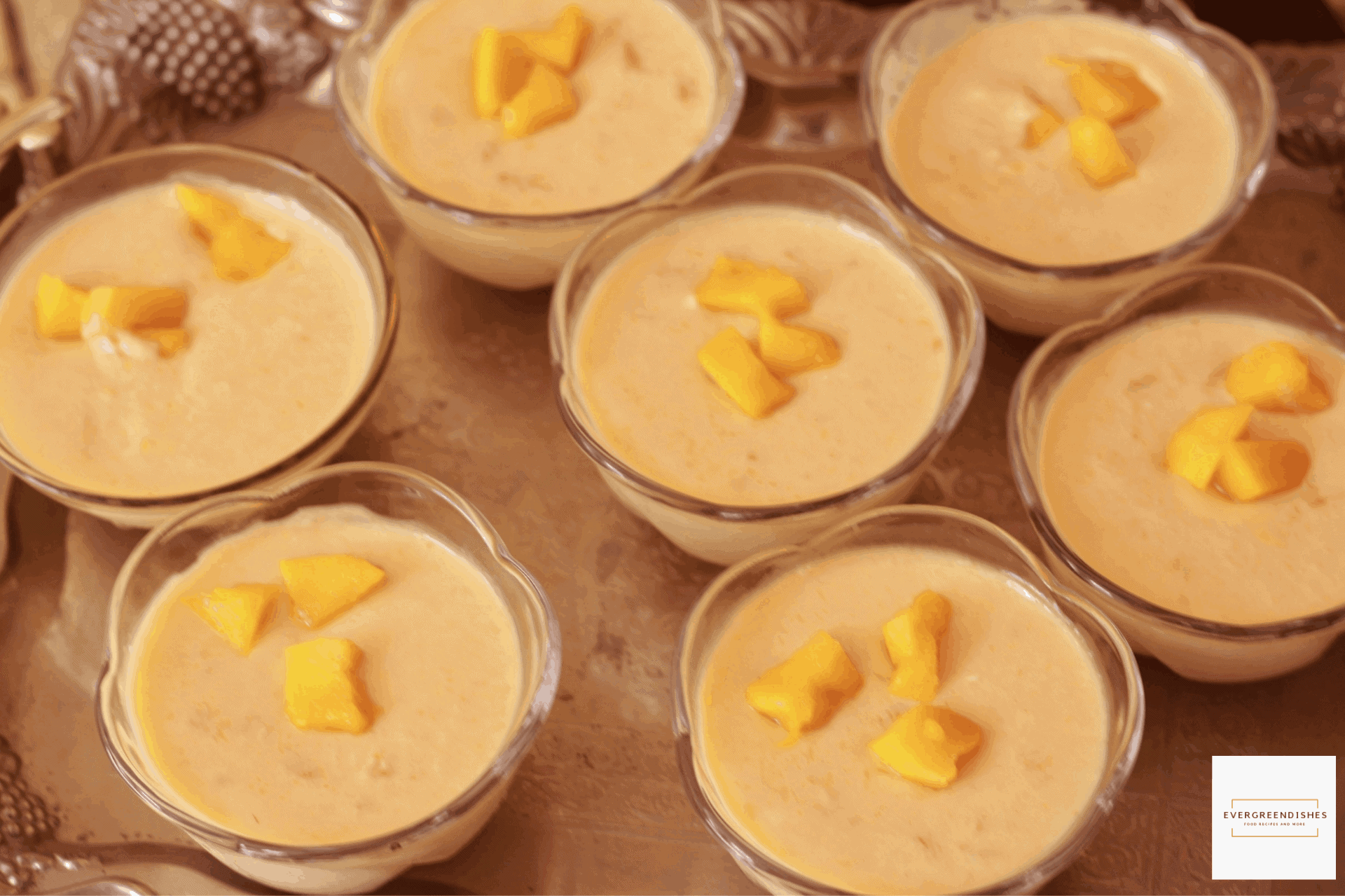 Mango Panna Cotta  | Italian dessert
