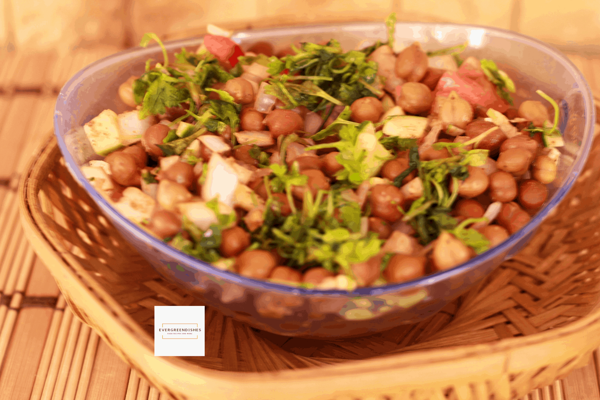 Kala Chana Salad | Black Chickpea Salad | Kala Chana Chaat
