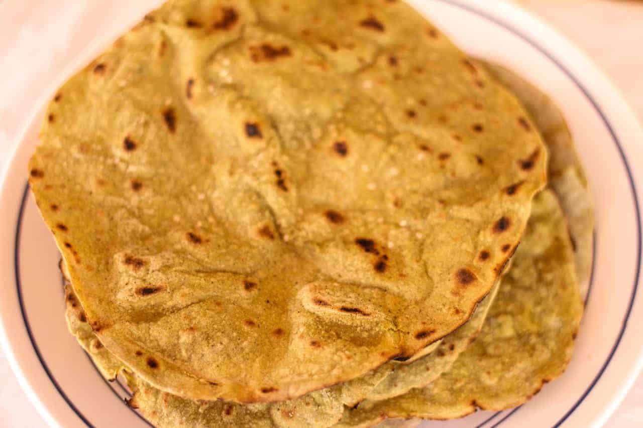 Sajje Rotti / Bajra Roti / Pearl Millet Roti