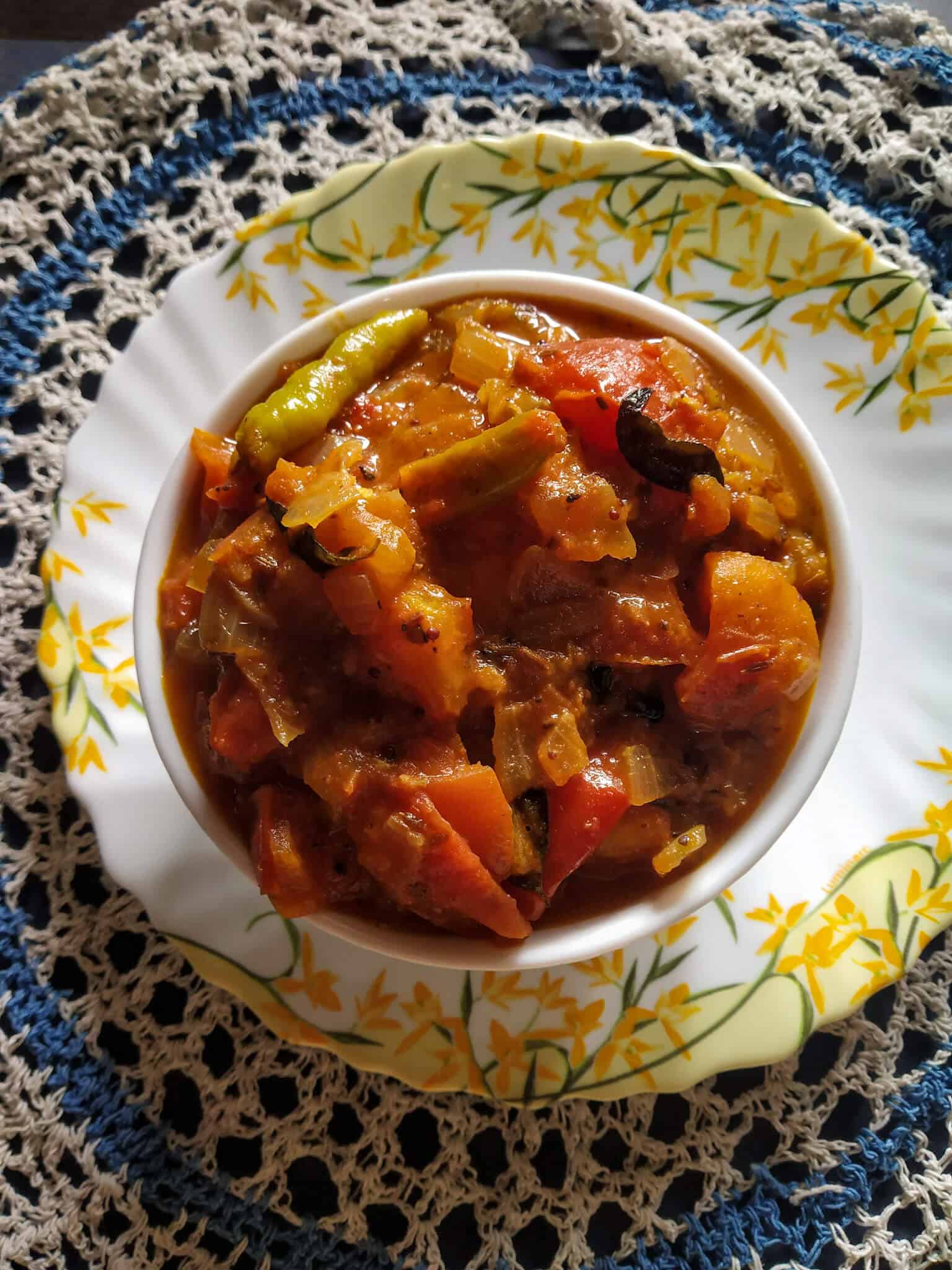 Kashmiri Tomato Chutney | Spicy Tomato Chutney Recipe