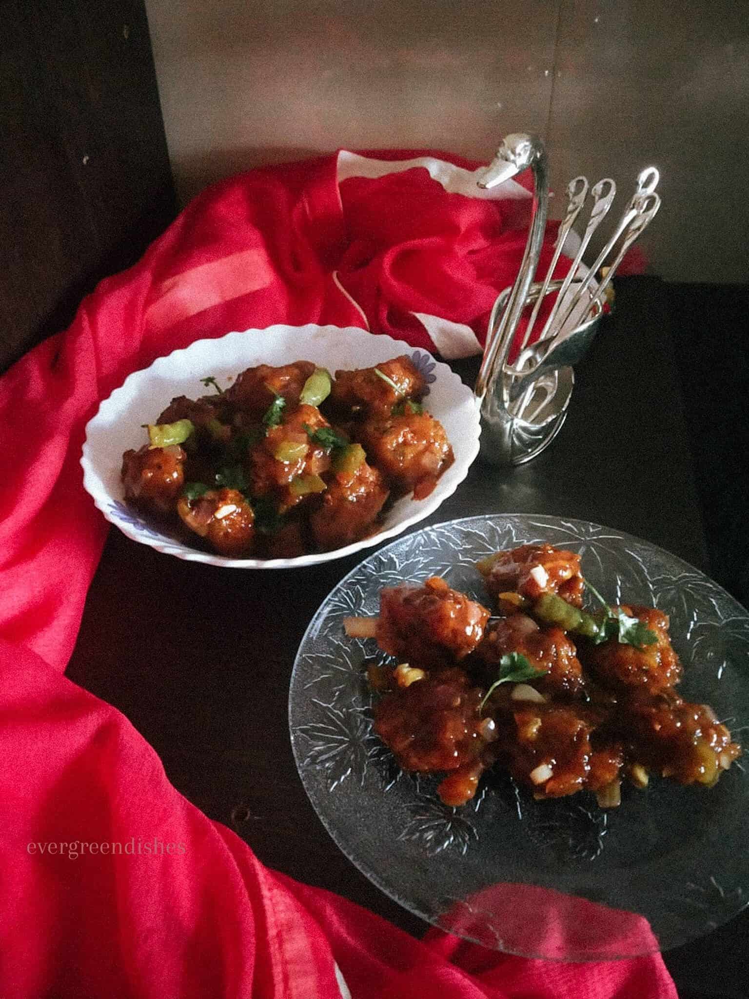 Veg manchurian | dry veg manchurian recipe