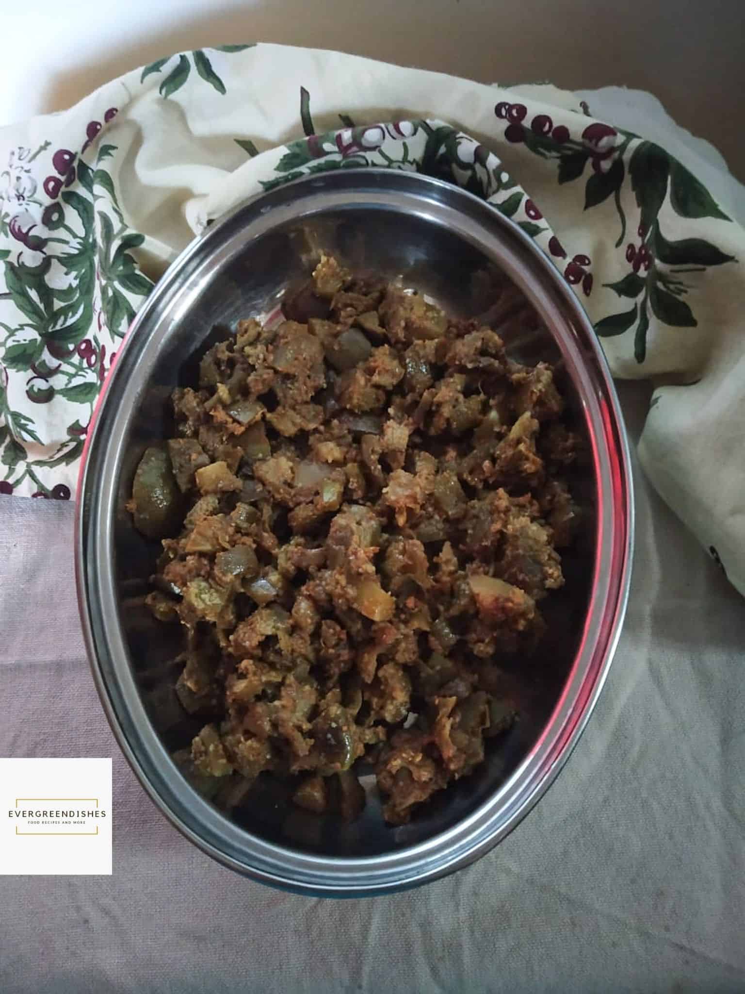 Brinjal Stir Fry | Badanekayi Palya