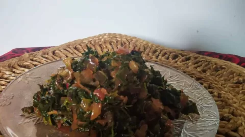 Amaranth leaves stir fry