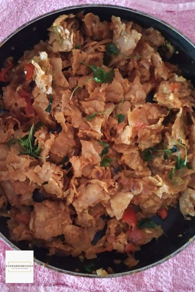 Kothu Parotta with leftover chapathi