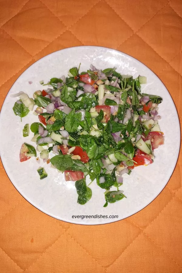 Fresh Fenugreek salad | Hasi menthe kosambri