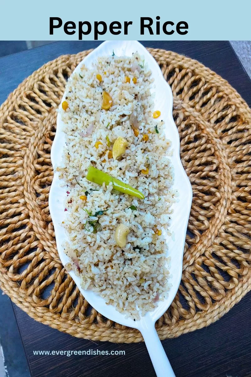 Pepper Rice | Pepper Cumin Rice Recipe