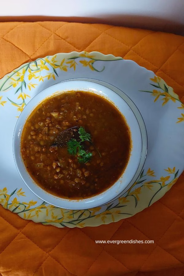 Whole Masoor Curry | Vegan and Gluten-Free Brown Lentil Dal